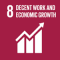 The SDGs promote sustained economic growth, higher levels of productivity and technological innovation. Encouraging entrepreneurship and job creation are key to this.