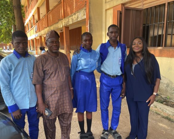 Principal, Head boy and Head Girl